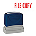 Sparco 60018 FILE COPY Title Stamp, 1-3/4'' x 5/8'', Red Ink, SPR60018, SPR 60018