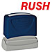 Sparco 60028 RUSH Title Stamp, 1-3/4'' x 5/8'', Red Ink, SPR60028, SPR 60028