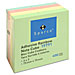 Sparco 19791 Adhesive Note Cubes, 3'' x 3'', 400 SH/PD, Pastel Colors, SPR19791, SPR 19791
