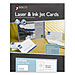 Maco Tag Label ML8550 Business Cards, Laser/Inkjet, 3-1/2'' x 2'', 250/BX, White, MACML8550, MAC ML8550