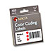 Maco Tag Label MR404-8 Color Coded Labels, Perm Adhesive, 1/4'' Diameter, Red, MACMR4048, MAC MR404-8
