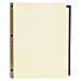 Kleer Fax 12131 Preprinted Gold Stamped Tabs, 1-31, 11'' x 8-1/2'', Black Leather, KLF12131, KLF 12131