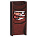 Buddy 61111 Display Rack, 5 Pockets, 11'' x 3-3/4'' x 24'', Medium Oak, BDY61111, BDY 61111