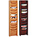 Buddy 61211 Display Rack, 12 Pockets, 11'' x 3-3/4'' x 48'', Medium Oak, BDY61211, BDY 61211