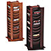 Buddy 61511 Photo Display Rack, 48 Pckt, 16-3/4'' x 16-3/4'' x 49-1/2, Medium Oak, BDY61511, BDY 61511