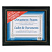 Nudell Plastics 21101 Leatherette Frame, F/ Vert./Horiz. Desk, 11'' x 8-1/2'', Blue, NUD21101, NUD 21101