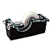 3M DS520 Scotch Tape Dispenser, Holds 1/2''-3/4'' Wide, Clear/Black, MMMDS520, MMM DS520