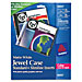 Avery 6693 CD/DVD Inserts, Color Laser, 15/PK, Matte White, AVE6693, AVE 6693