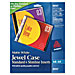 Avery 8693 CD/DVD Case Inserts, Ink Jet, 20Front/Back Inserts, Matte White, AVE8693, AVE 8693