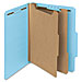 Smead 2-Divider Colored Classification Folders , Classification Folders, 2 Dividers, Legal, 10/BX, Red