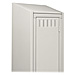 Tennsco KST1218MGY Sloping Locker Top, 1 Wide, 12''Wx18''D, Medium Gray, TNNKST1218MGY, TNN KST1218MGY