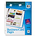 Avery 76009 Nonstick Business Card Pages, 200 Card Cap, 8-1/2'' x 11'', Clear, AVE76009, AVE 76009