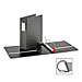 Cardinal 18711 Slant D-Ring Binder W/Label Holder, 1'' Cap, 11'' x 8-1/2'', BK, CRD18711, CRD 18711