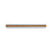 Quartet XDR1072 Map Rail, Cork Insert For Push Pin Mounting, 1'' x 6', Aluminum, QRTXDR1072, QRT XDR1072