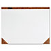 Tops 7951 Desk Pad, Plain, 22'' x 17'', White, TOP7951, TOP 7951