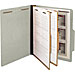 SJ Paper Classification Folder - Letter - 8.5" x 11" - 2 Divider - 2.25" Expansion - 6 Fastener - 2" Capacity - 15 per Box - 25pt. - Blue