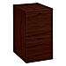 HON 105104NN Mobile Pedestal, File/File, 15-3/4'' x 22-3/4'' x 28'', Mahogany, HON105104NN, HON 105104NN