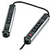 Fellowes 99082 Surge Protector, 1250 Joules, 10 Outlets, 6', Silver/Black, FEL99082, FEL 99082
