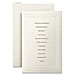 First Base 71049 Embossed Invitation Cards, 40 Cards/40 Envelopes, Ivory, FST71049, FST 71049
