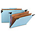 Smead 65155 Classification Folder, 2'' Expansion, 1 Divider, Legal, Blue, SMD65155, SMD 65155