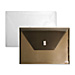 Itoya  l PE20BU Poly Envelopes, Hook/Loop Closure, 13'' x 9-3/8, Blue, ITYPE20BU, ITY PE20BU