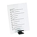 3M DH140 Document Wedge, Holds 20 Documents, 4-1/2'' x 3-1/2'' x 2'', Black, MMMDH140, MMM DH140