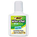 Bic WOFWB12WE Correction Fluid With/Foam Applicator, 20ml, White, BICWOFWB12WE, BIC WOFWB12WE