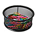Sparco 90201 Paperclip Holder, Steel Mesh, 3-3/4'' x 2-1/4'', Black, SPR90201, SPR 90201