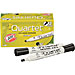 Quartet 51002692 Low-Odor Dry-Erase Marker, Nontoxic, Chisel Pt, BK, QRT51002692, QRT 51002692
