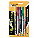 Bic B411YW Pen Style Liquid Highlighter, Chisel Tip, Yellow, BICB411YW, BIC B411YW
