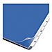 GBC 25161 Preprinted Index Tabs, Labeled 1-8, 9'' x 11'', Unpunched, White, GBC25161, GBC 25161