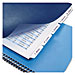 GBC 9675044 Index Tabs, Unpunched, 5-Tabs/Set, 9'' x 11'', White, GBC9675044, GBC 9675044