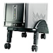 Kantek CS250B CPU Stand, Angled, Mobile, Swivel Casters, 9'' x 12'' x 7-1/2'', Black, KTKCS250B, KTK CS250B