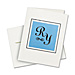 Avery Dennison Textured Half-Fold Greeting Cards - 5.5" x 8.5" - Uncoated - 30 Card - Greeting Card - White