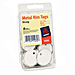 Avery 11030 Metal Rim Tags, Heavy Weight Stock, 1-1/4'' Diameter, White, AVE11030, AVE 11030