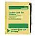 Avery A-Z Leather-Look Tab Dividers