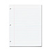 Rediform 13986 Standard Filler Paper, 11'' x 8-1/2'', 3-Hole Punched, White, RED13986, RED 13986