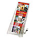 Deflect O 53601 Lit. Rack, 1 Leaflet Size Pocket, 4-9/16'' x 11-3/4'' x 5-1/4'', Clear, DEF53601, DEF 53601