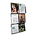 Deflect O 56401 Lit. Rack, 6 Pockets, 3 Row High, 18-1/4'' x 35-1/4'' x 2-7/8'', Clear, DEF56401, DEF 56401