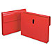 Globe Weis 12531 Wallet With Flap, 3-1/2''Expansion, Letter, Red, GLW12531, GLW 12531