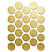 First Base 83430 Imprintable Seals, Pressure Sensitive, 1-3/4'', 200/PK, Gold, FST83430, FST 83430