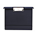 Officemate 83040 Plastic Clipboard, Landscape, 12-1/2'' x 9-3/4'', Charcoal, OIC83040, OIC 83040