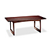 Safco 7964CY Coffee Table, 42'' x 21'' x 16'', Cherry, SAF7964CY, SAF 7964CY