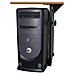 Master 26155 CPU Holder, Vertical/Horizontal, 9-1/2'' x 18-1/2'' x 9'', Black, MAT26155, MAT 26155