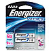 Eveready L92BP2 AAA Lithium Batteries, For Cameras, 2/PK, EVEL92BP2, EVE L92BP2