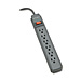 Kensington 62668 Surge Protector, 6 Outlet, 420 Joules, 15'Cord, Gray, KMW62668, KMW 62668