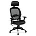 Office Star 55403 Executive High-Back Chair, 27-1/2'' x 28-1/2'' x 56-1/4'', Black, OSP55403, OSP 55403