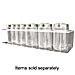 Mabis Clear Glass Sundry Jars