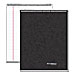 Mead 06092 Action Planner, Top Bound, Legal Ruled, 8-1/2'' x 11'', Black Cover, MEA06092, MEA 06092