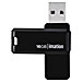Imation 27605 Swivel Flash Drive, USB 2.0, 32GB, Black/Silver, IMN27605, IMN 27605
